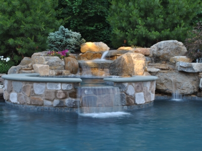 Water Features & Options Pool Pictures in Lehigh Valley, Scranton, and Western NJ